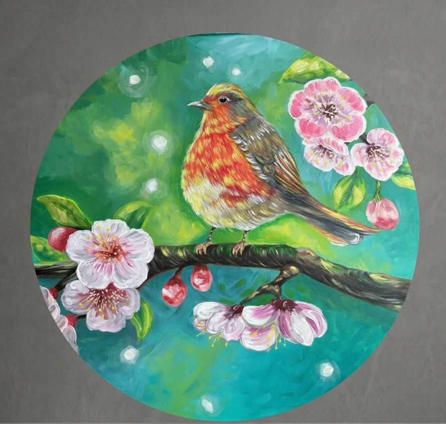 Floral Robin