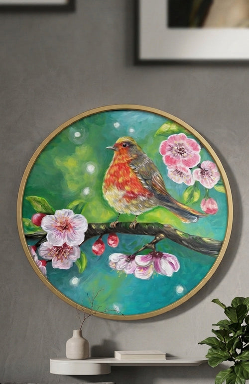 Cherry Blossom Robin