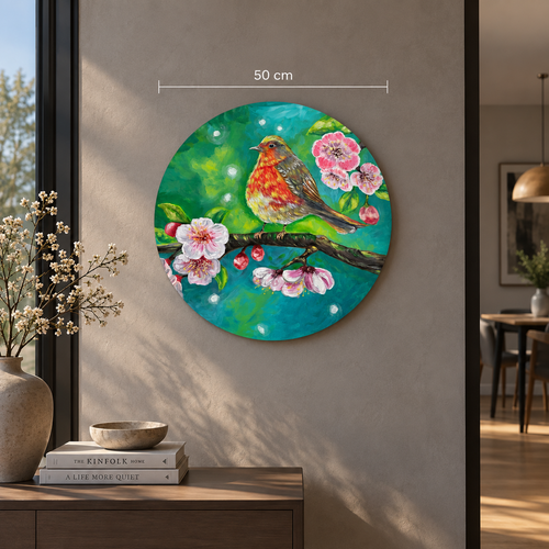 Cherry Blossom Robin