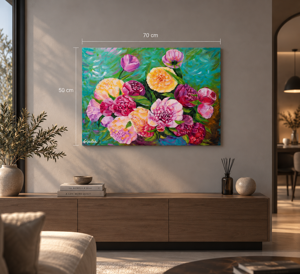 Abundant Peonies