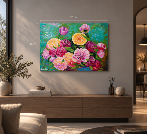 Abundant Peonies